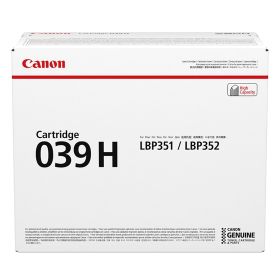 CANON ORIGINAL - Canon 039H Noir (25000 pages) Toner de marque