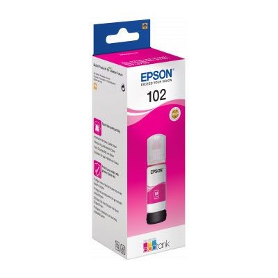 EPSON (ORIGINAL) - Epson 102 Magenta Bouteille d'encre originale C13T03R340