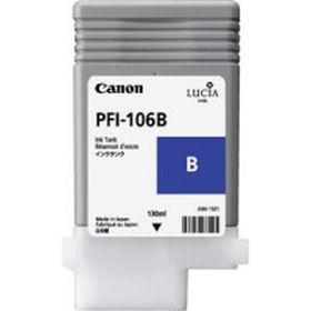 CANON ORIGINAL - Canon PFI-106 Bleu (130 ml) Cartouche de marque 6629B001