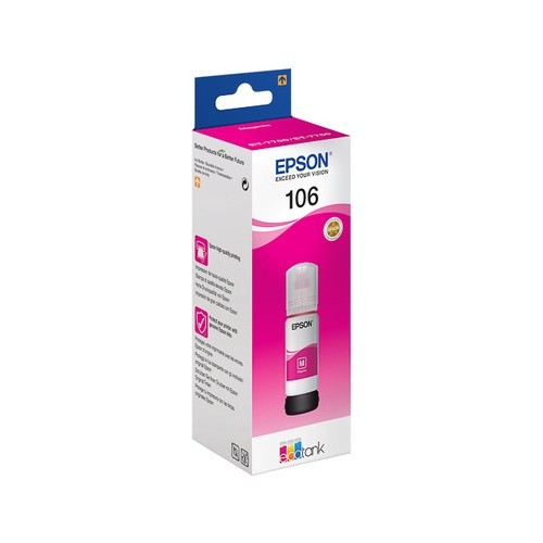EPSON ORIGINAL - Epson 106 EcoTank Magenta (70 ml) Bouteille d'encre de marque