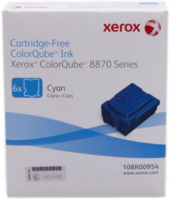 XEROX ORIGINAL - Xerox 108R00954 Cyan (17300 pages) - 6 sticks d'encre solide de marque