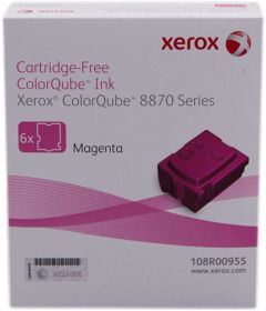 XEROX ORIGINAL - Xerox 108R00955 Magenta (17300 pages) - 6 sticks d'encre solide de marque