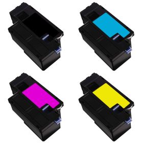 COMPATIBLE DELL - Pack x 4 Toners génériques Dell Noir, Cyan, Magenta, Jaune