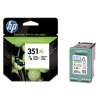 HP ORIGINAL - HP 351XL / CB338EE Couleurs (14 ml) Cartouche de marque