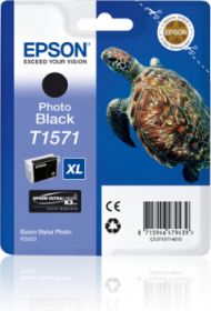 EPSON ORIGINAL - Epson T1571XL Noir Photo (25,9 ml) Cartouche de marque C13T15714010