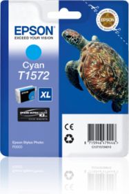 EPSON ORIGINAL - Epson T1572XL Cyan (25,9 ml) Cartouche de marque C13T15724010