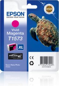 EPSON ORIGINAL - Epson T1573XL Magenta Vivid (25,9 ml) Cartouche de marque C13T15734010