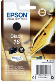 EPSON ORIGINAL - Epson 16 Noir (5,4 ml) Cartouche de marque