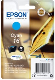 EPSON ORIGINAL - Epson 16 Cyan (3,1 ml) Cartouche de marque