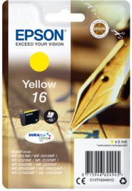 EPSON ORIGINAL - Epson 16 Jaune (3,1 ml) Cartouche de marque