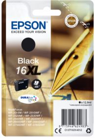 EPSON ORIGINAL - Epson 16XL Noir (500 pages) Cartouche de marque