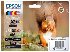 EPSON (ORIGINAL) - Epson 378XL / 478XL Pack de 6 cartouches d'encre originales C13T379D4010