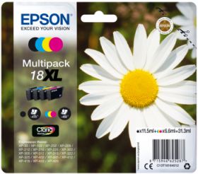 EPSON ORIGINAL - Epson 18XL Pack 4 cartouches (Noir, Cyan, Magenta, Jaune)