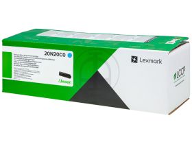 LEXMARK ORIGINAL - Lexmark 20N20C0 Cyan (1500 pages) Cartouche de toner