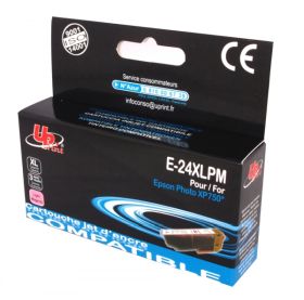 MARQUE FRANCAISE PREMIUM - 24XL Magenta clair (15 ml) Cartouche générique Epson Qualité Premium