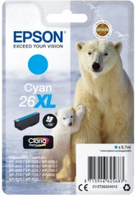 EPSON ORIGINAL - Epson 26XL cyan (9,7 ml) Cartouche  de marque T2632