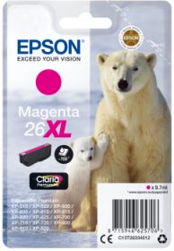 EPSON ORIGINAL - Epson 26XL magenta (9,7 ml) Cartouche  de marque T2633