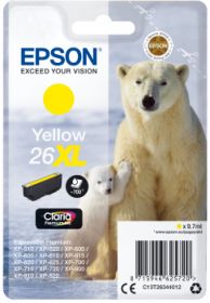 EPSON ORIGINAL - Epson 26XL jaune  (9,7 ml) Cartouche  de marque T2634