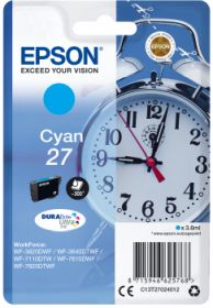 EPSON ORIGINAL - Epson 27 Cyan (3,6ml) Cartouche de marque