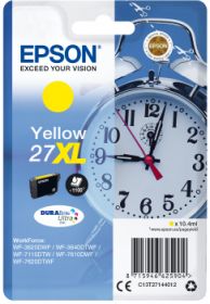 EPSON (ORIGINAL) - Epson 27XL Jaune Cartouche d'encre originale C13T27144012