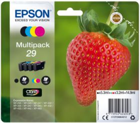 EPSON (ORIGINAL) - Epson 29 Pack de 4 Cartouches d'encre originales C13T29864012