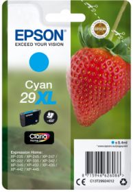 EPSON (ORIGINAL) - Epson 29XL Cyan Cartouche d'encre originale C13T29924012