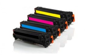 HP (COMPATIBLE PREMIUM) - HP 304A Pack de 4 Cartouches de toner remanufacturées CC53A Qualité Premium