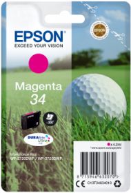 EPSON ORIGINAL - Epson 34 magenta (4,2 ml) Cartouche de marque T3463