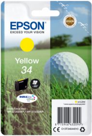 EPSON ORIGINAL - Epson 34 jaune (4,2 ml) Cartouche de marque T3464 