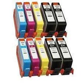 COMPATIBLE HP - 364XL - Multipack de 10 Cartouches d'encre compatibles HP