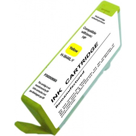 COMPATIBLE HAUT DE GAMME HP - 364XL jaune (12 ml) Cartouche Qualité Premium remanufacturée HP CB325EE