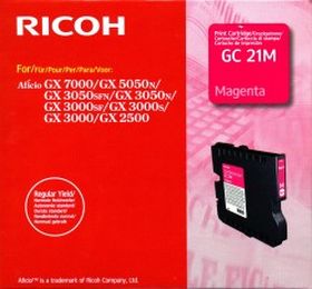 RICOH ORIGINAL - Ricoh GC-21 Magenta (1000 pages) Cartouche gel de marque