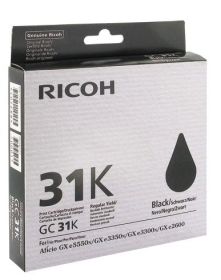 RICOH ORIGINAL - Ricoh GC-31 Noir (2000 pages) Cartouche gel de marque