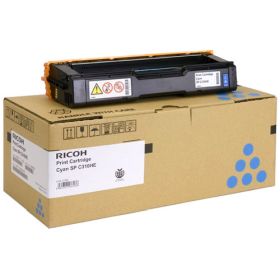 RICOH ORIGINAL - Ricoh 407637 Cyan (6000 pages) Toner de marque