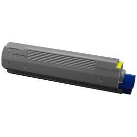COMPATIBLE OKI - 44643001 Jaune (7300 pages) Toner compatible OKI C801 / C821