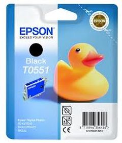 EPSON ORIGINAL - Epson T0551 Noir (8 ml) Cartouche de marque