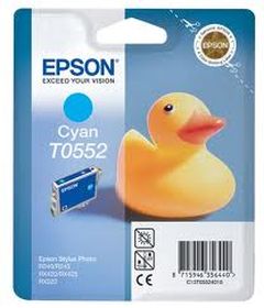 EPSON ORIGINAL - Epson T0552 Cyan (8 ml) Cartouche de marque