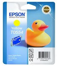 EPSON ORIGINAL - Epson T0554 Jaune (8 ml) Cartouche de marque