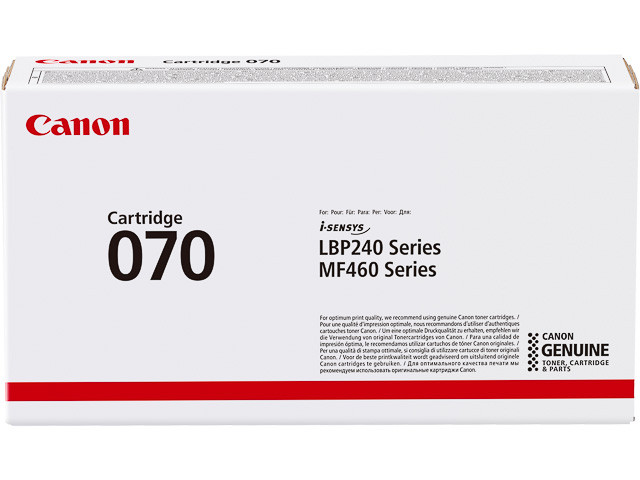 CANON (ORIGINAL) - Canon 070 Noir Cartouche de toner originale 5639C002