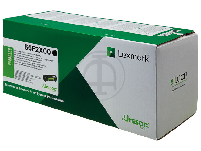 LEXMARK (ORIGINAL) - Lexmark 56F2X00 Noir (20000 pages) Toner de marque