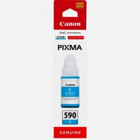 CANON ORIGINAL - Canon GI-590 Cyan (70 ml) Bouteille d'encre de marque 1604C001