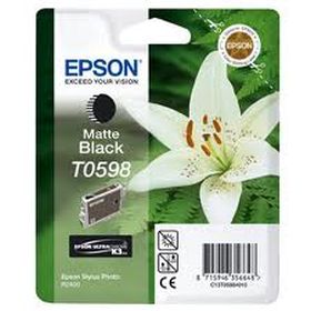 EPSON ORIGINAL - Epson T0598 Noir Mat (13 ml) Cartouche de marque