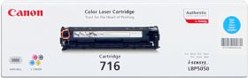 CANON ORIGINAL - Canon 716 Cyan (1500 pages) Toner de marque 