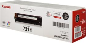 CANON ORIGINAL - Canon 731H Noir (2400 pages) Toner de marque