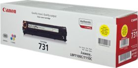 CANON ORIGINAL - Canon 731 Jaune (1500 pages) Toner de marque