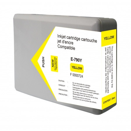 EPSON (COMPATIBLE PREMIUM) - Epson T7904 Jaune Cartouche d'encre générique C13T79044010 Qualité Premium