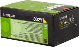 LEXMARK ORIGINAL - Lexmark 80C20Y0 Jaune (1000 pages) Toner de marque