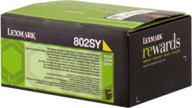 LEXMARK ORIGINAL - Lexmark 80C2SY0 Jaune (2000 pages) Toner de marque  