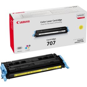 CANON ORIGINAL - Canon 707 Jaune (2000 pages) Toner de marque