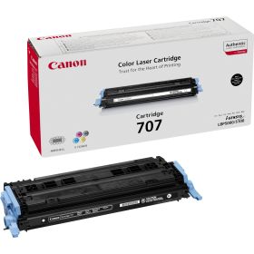 CANON ORIGINAL - Canon 707 Noir (2500 pages) Toner de marque